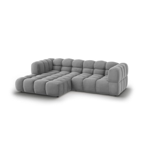 Sky 3-Sitzer Ecksofa, Linke Seite, aus Samt, 244x162x70 cm von Cosmopolitan Design – Bild 3