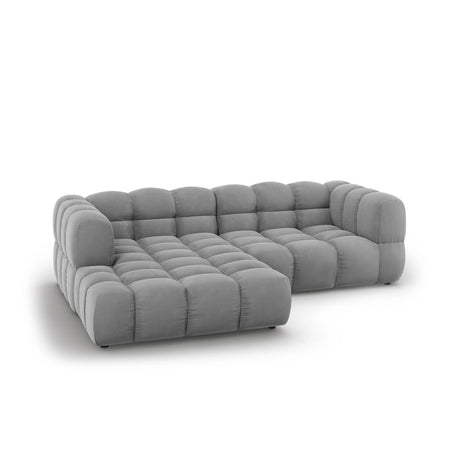 Sky 3-Sitzer Ecksofa, Linke Seite, aus Samt, 244x162x70 cm von Cosmopolitan Design – Bild 4