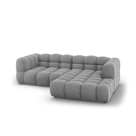 Sky 3-Sitzer Ecksofa, Rechte Seite, aus Samt, 244x162x70 cm von Cosmopolitan Design – Bild 4