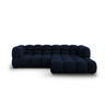 Sky 3-Sitzer Ecksofa, Rechte Seite, aus Samt in Königsblau (Casino Deep Blue), 244x162x70 cm von Cosmopolitan Design – Bild 1