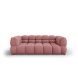 Sky 3-Sitzer Sofa aus Samt in Flamingo (Casino Salmon), 214x102x70 cm von Cosmopolitan Design – Bild 1