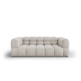 Sky 3-Sitzer Sofa aus Samt in Hellbeige (Casino Pearl), 214x102x70 cm von Cosmopolitan Design – Bild 1