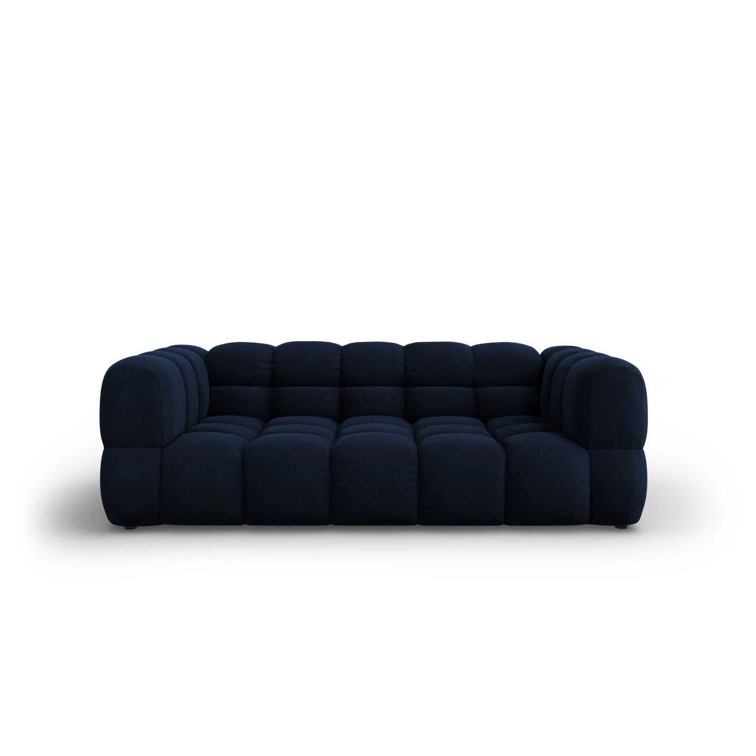 Sky 3-Sitzer Sofa aus Samt in Königsblau (Casino Deep Blue), 214x102x70 cm von Cosmopolitan Design – Bild 1