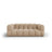 Sky 3-Sitzer Sofa aus Samt in Sand (Casino Lion), 214x102x70 cm von Cosmopolitan Design – Bild 1