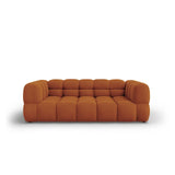 Sky 3-Sitzer Sofa aus Samt in Terrakotta (Casino Terracota), 214x102x70 cm von Cosmopolitan Design – Bild 1
