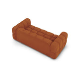 Sky 3-Sitzer Sofa aus Samt in Terrakotta (Casino Terracota), 214x102x70 cm von Cosmopolitan Design – Bild 4