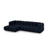 Sky 4-Sitzer Ecksofa, Linke Seite, aus Samt in Königsblau (Casino Deep Blue), 300x162x70 cm von Cosmopolitan Design – Bild 3