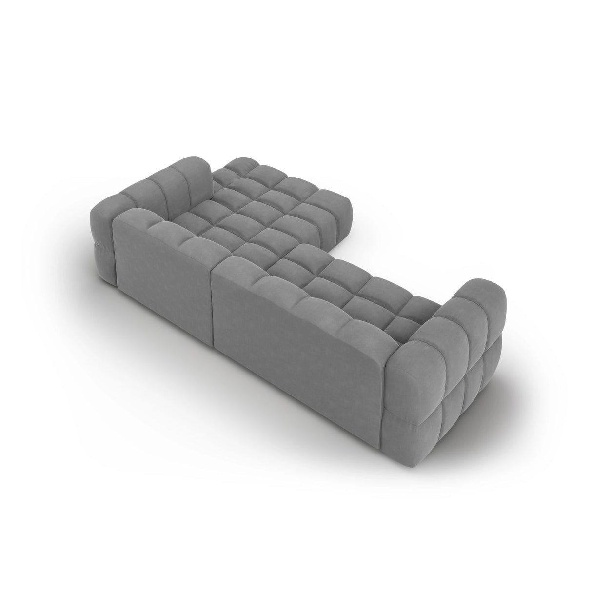 Sky 4-Sitzer Ecksofa, Rechte Seite, aus Samt, 272x162x70 cm von Cosmopolitan Design – Bild 4