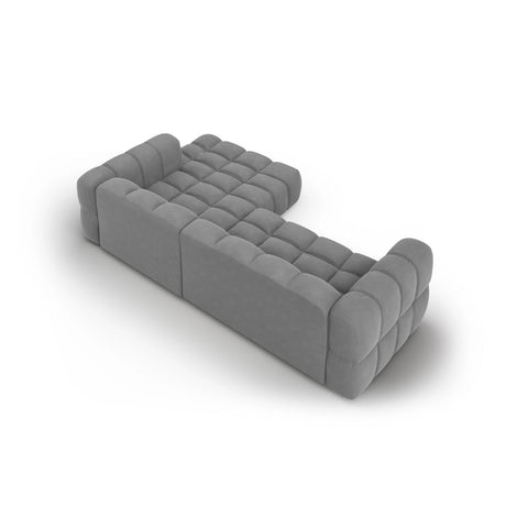 Sky 4-Sitzer Ecksofa, Rechte Seite, aus Samt, 272x162x70 cm von Cosmopolitan Design – Bild 4