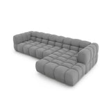 Sky 4-Sitzer Ecksofa, Rechte Seite, aus Samt, 300x162x70 cm von Cosmopolitan Design – Bild 4