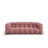 Sky 4-Sitzer Sofa aus Samt in Flamingo (Casino Salmon), 244x102x70 cm von Cosmopolitan Design – Bild 1