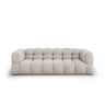 Sky 4-Sitzer Sofa aus Samt in Hellbeige (Casino Pearl), 244x102x70 cm von Cosmopolitan Design – Bild 1