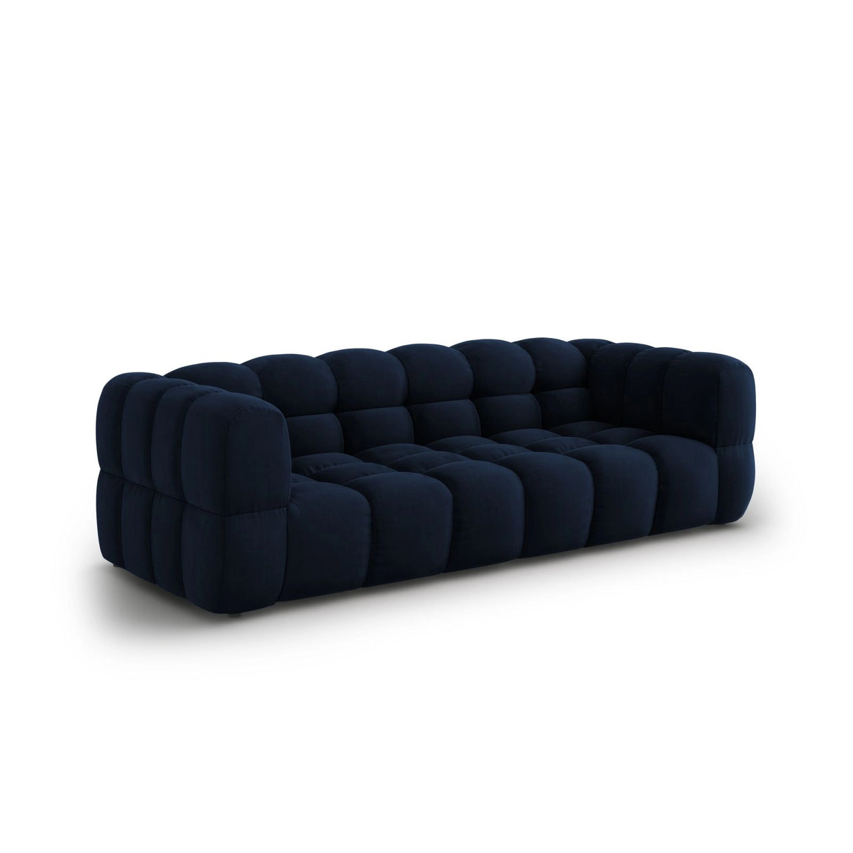 Sky 4-Sitzer Sofa aus Samt in Königsblau (Casino Deep Blue), 244x102x70 cm von Cosmopolitan Design – Bild 3