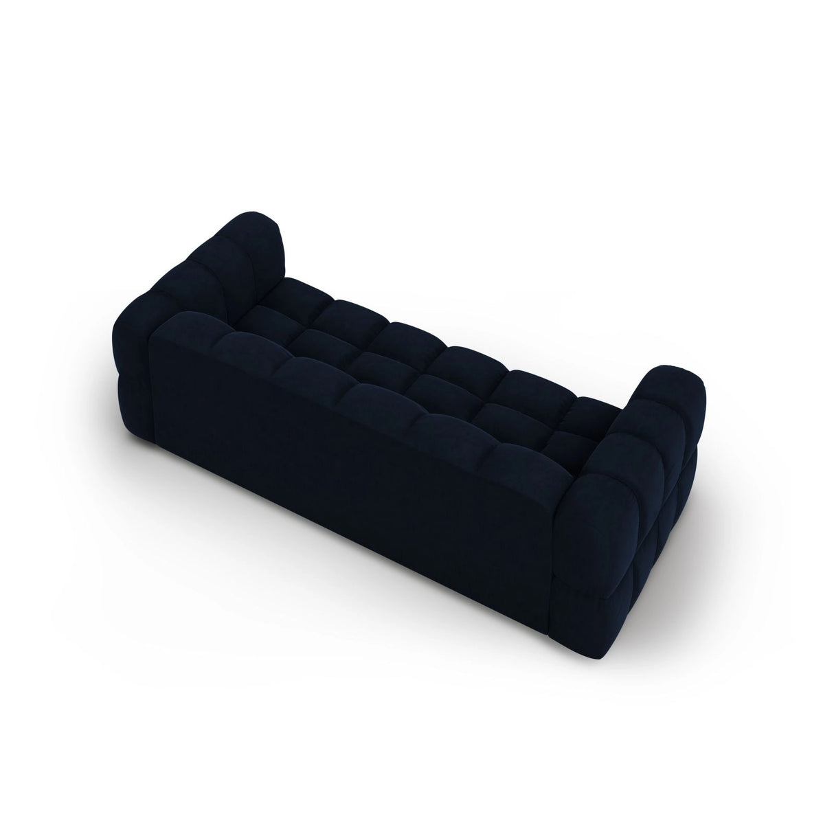 Sky 4-Sitzer Sofa aus Samt in Königsblau (Casino Deep Blue), 244x102x70 cm von Cosmopolitan Design – Bild 4