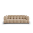 Sky 4-Sitzer Sofa aus Samt in Sand (Casino Lion), 244x102x70 cm von Cosmopolitan Design – Bild 1