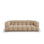 Sky 4-Sitzer Sofa aus Samt in Sand (Casino Lion), 244x102x70 cm von Cosmopolitan Design – Bild 1