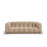 Sky 4-Sitzer Sofa aus Samt in Sand (Casino Lion), 244x102x70 cm von Cosmopolitan Design – Bild 1