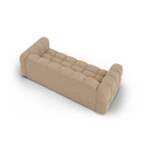 Sky 4-Sitzer Sofa aus Samt in Sand (Casino Lion), 244x102x70 cm von Cosmopolitan Design – Bild 4