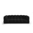 Sky 4-Sitzer Sofa aus Samt in Schwarz (Casino Black), 244x102x70 cm von Cosmopolitan Design – Bild 1