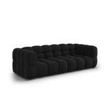 Sky 4-Sitzer Sofa aus Samt in Schwarz (Casino Black), 244x102x70 cm von Cosmopolitan Design – Bild 3