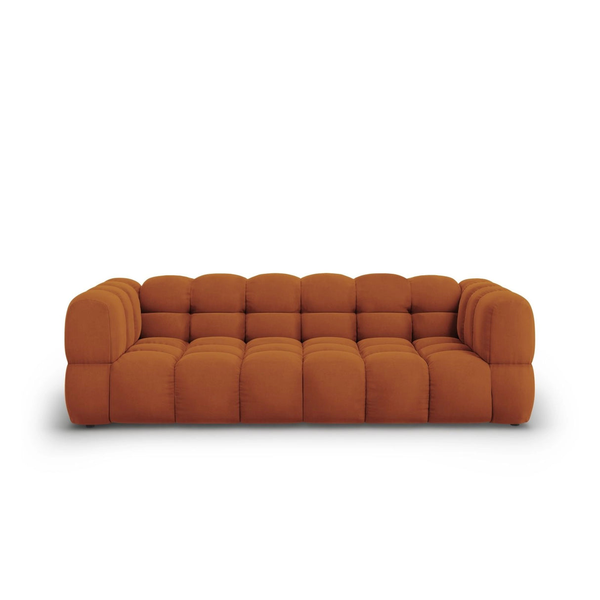 Sky 4-Sitzer Sofa aus Samt in Terrakotta (Casino Terracota), 244x102x70 cm von Cosmopolitan Design – Bild 1