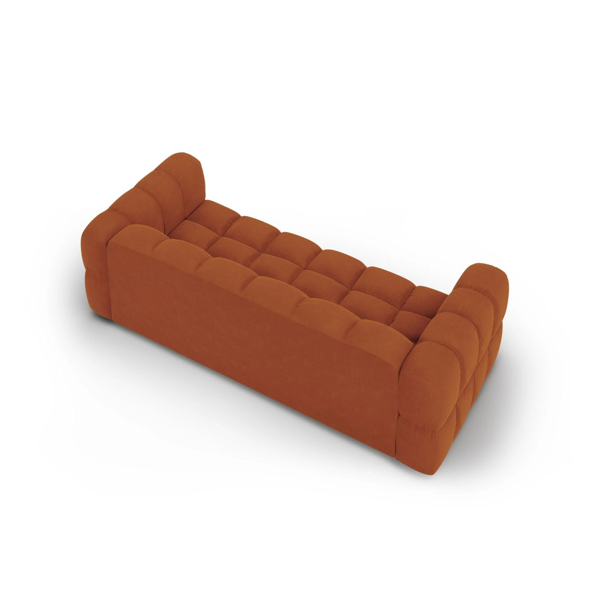 Sky 4-Sitzer Sofa aus Samt in Terrakotta (Casino Terracota), 244x102x70 cm von Cosmopolitan Design – Bild 4