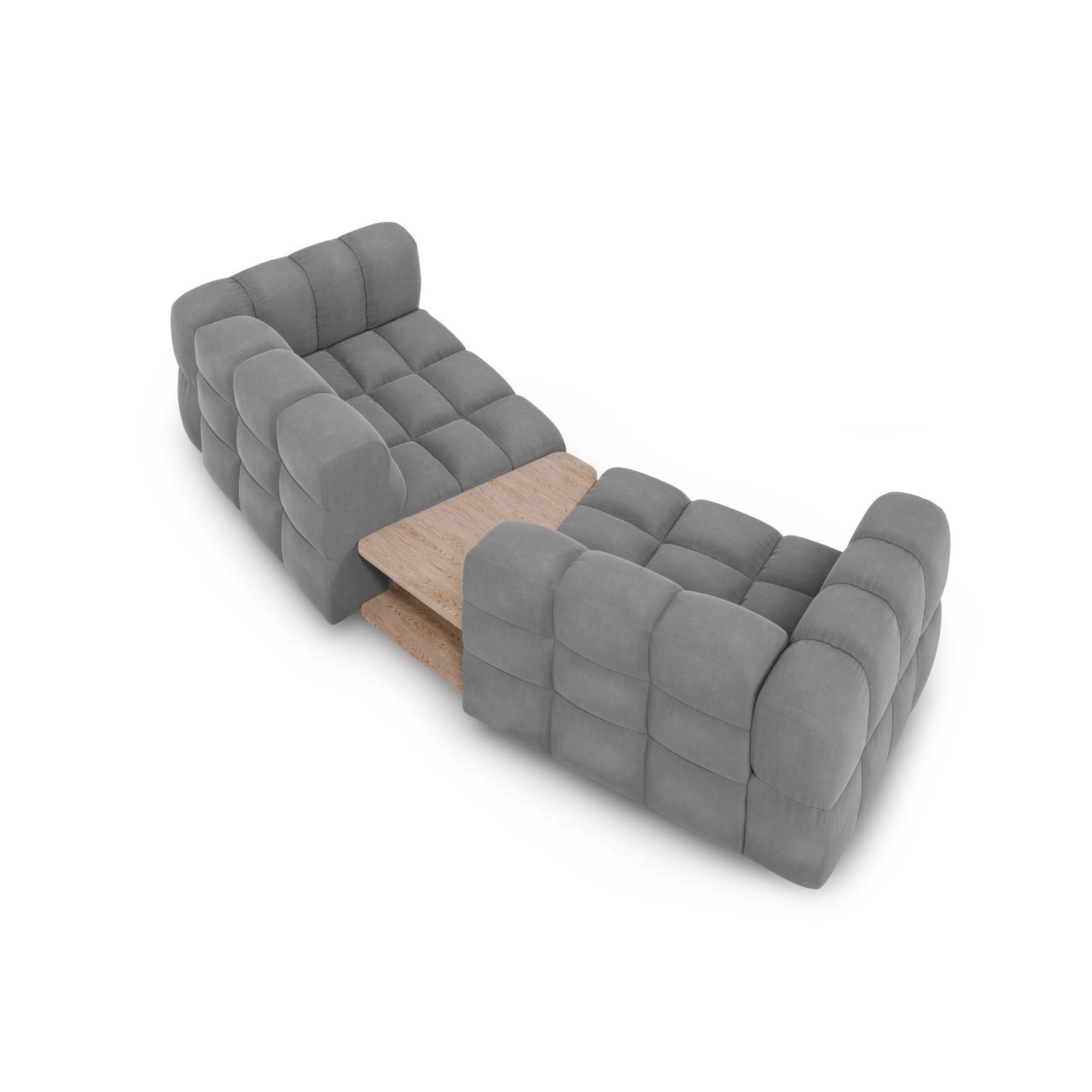 Sky Modulares 2-Sitzer Sofa aus Samt, 280x148 cm von Cosmopolitan Design – Bild 5