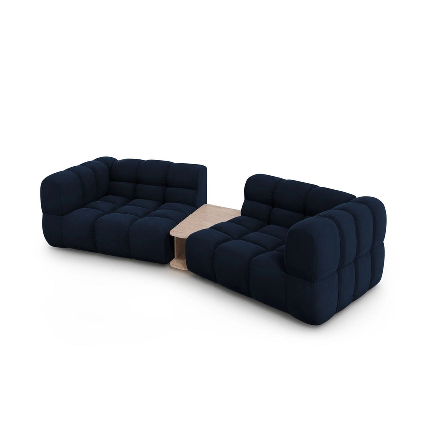 Sky Modulares 2-Sitzer Sofa aus Samt in Königsblau (Casino Deep Blue), 280x148 cm von Cosmopolitan Design – Bild 4