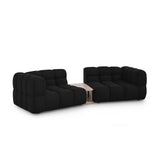 Sky Modulares 2-Sitzer Sofa aus Samt in Schwarz (Casino Black), 280x148 cm von Cosmopolitan Design – Bild 3