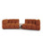 Sky Modulares 2-Sitzer Sofa aus Samt in Terrakotta (Casino Terracota), 280x148 cm von Cosmopolitan Design – Bild 1