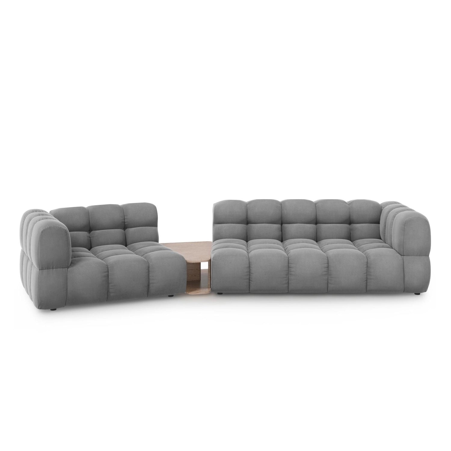 Sky Modulares 3-Sitzer Sofa, Linke Seite, aus Samt, 353x148 cm von Cosmopolitan Design – Bild 1