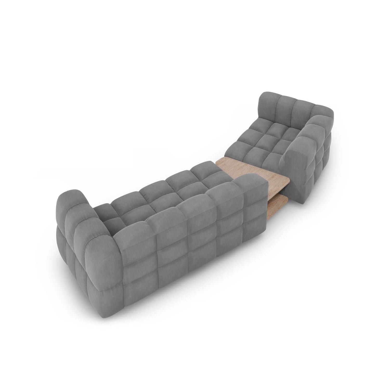 Sky Modulares 3-Sitzer Sofa, Linke Seite, aus Samt, 353x148 cm von Cosmopolitan Design – Bild 5