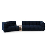 Sky Modulares 3-Sitzer Sofa, Linke Seite, aus Samt in Königsblau (Casino Deep Blue), 353x148 cm von Cosmopolitan Design – Bild 1
