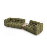Sky Modulares 3-Sitzer Sofa, Rechte Seite, aus Samt in Hellgrün (Casino Forest), 353x148 cm von Cosmopolitan Design – Bild 4
