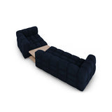 Sky Modulares 3-Sitzer Sofa, Rechte Seite, aus Samt in Königsblau (Casino Deep Blue), 353x148 cm von Cosmopolitan Design – Bild 5