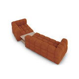 Sky Modulares 3-Sitzer Sofa, Rechte Seite, aus Samt in Terrakotta (Casino Terracota), 353x148 cm von Cosmopolitan Design – Bild 5