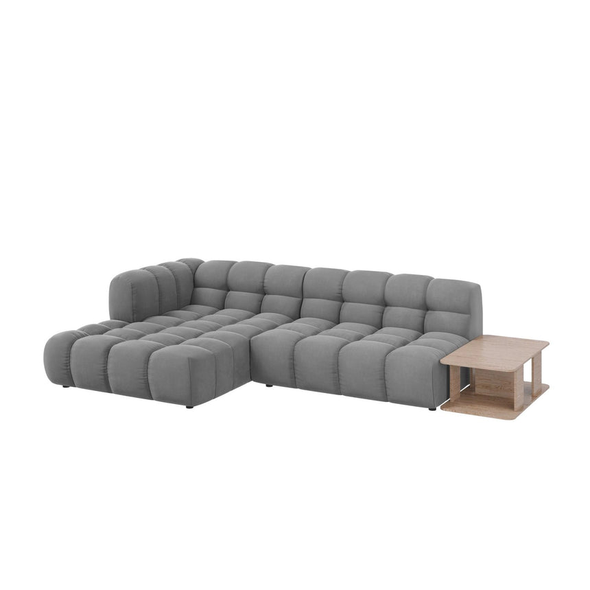 Sky Modulares 4-Sitzer Ecksofa, Linke Seite, aus Samt, 297x162 cm von Cosmopolitan Design – Bild 3