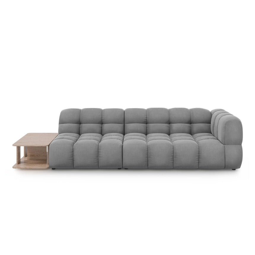 Sky Modulares 4-Sitzer Sofa, Linke Seite, aus Samt, 297x102 cm von Cosmopolitan Design – Bild 1