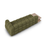 Sky Modulares 4-Sitzer Sofa, Linke Seite, aus Samt in Hellgrün (Casino Forest), 297x102 cm von Cosmopolitan Design – Bild 5