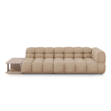 Sky Modulares 4-Sitzer Sofa, Linke Seite, aus Samt in Sand (Casino Lion), 297x102 cm von Cosmopolitan Design – Bild 1