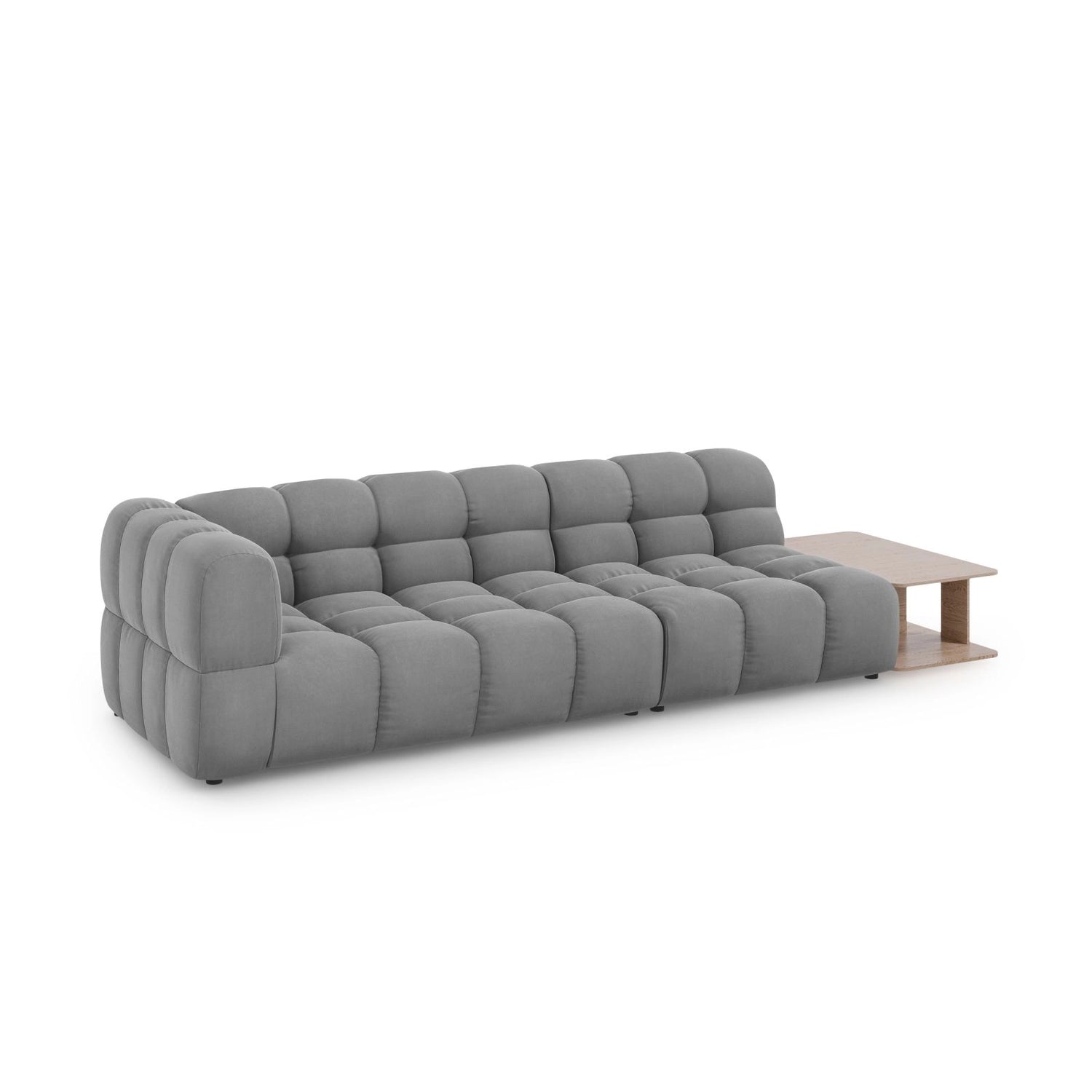 Sky Modulares 4-Sitzer Sofa, Rechte Seite, aus Samt, 297x102 cm von Cosmopolitan Design – Bild 3