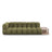 Sky Modulares 4-Sitzer Sofa, Rechte Seite, aus Samt in Hellgrün (Casino Forest), 297x102 cm von Cosmopolitan Design – Bild 1