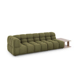 Sky Modulares 4-Sitzer Sofa, Rechte Seite, aus Samt in Hellgrün (Casino Forest), 297x102 cm von Cosmopolitan Design – Bild 3