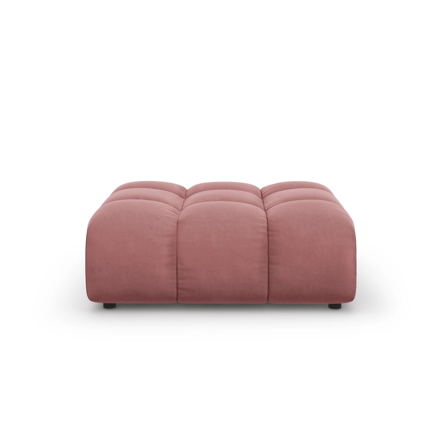 Sky Pouf aus Samt in Flamingo (Casino Salmon), 102x80x43 cm von Cosmopolitan Design – Bild 1