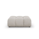 Sky Pouf aus Samt in Hellbeige (Casino Pearl), 102x80x43 cm von Cosmopolitan Design – Bild 1