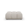 Sky Pouf aus Samt in Hellbeige (Casino Pearl), 102x80x43 cm von Cosmopolitan Design – Bild 1