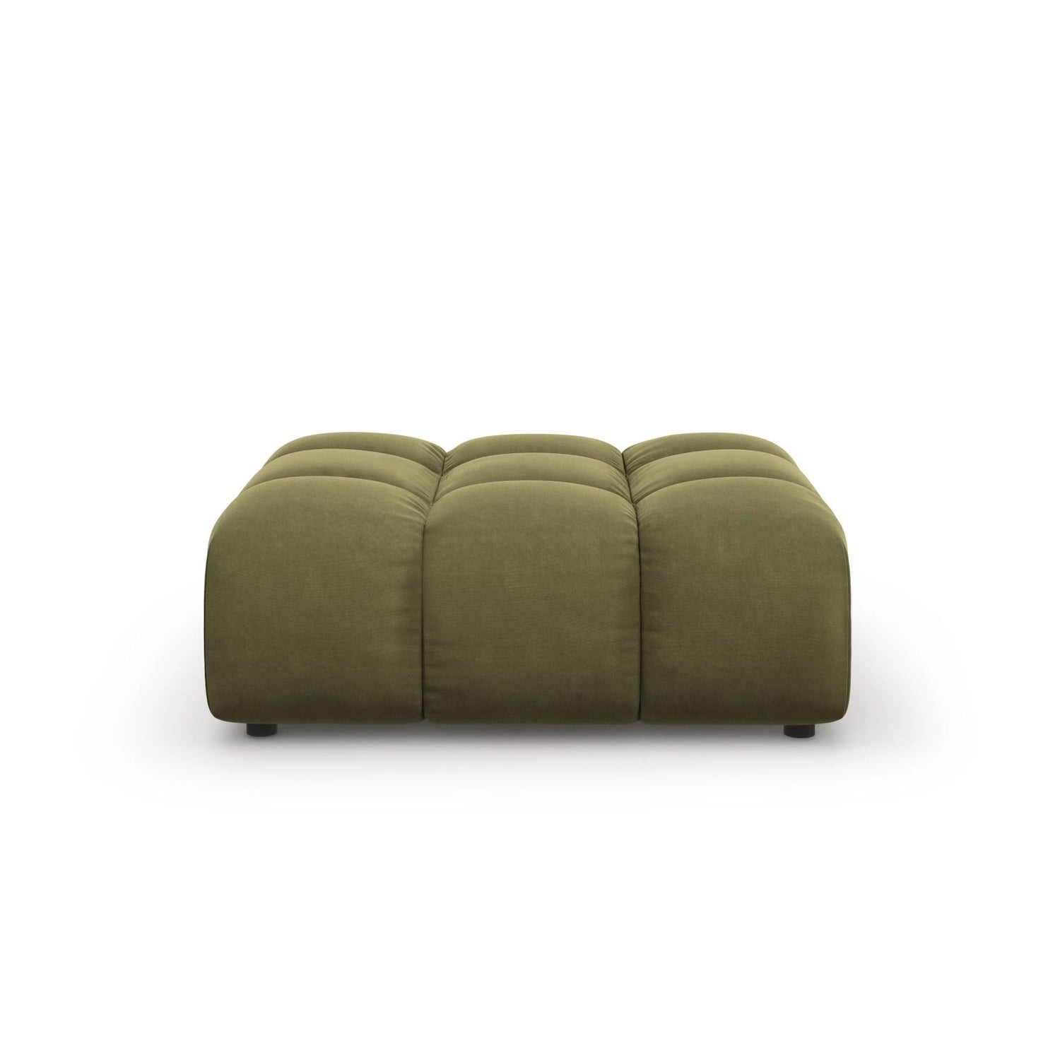 Sky Pouf aus Samt in Hellgrün (Casino Forest), 102x80x43 cm von Cosmopolitan Design – Bild 1