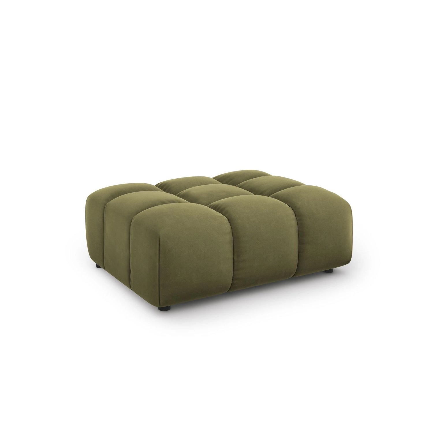 Sky Pouf aus Samt in Hellgrün (Casino Forest), 102x80x43 cm von Cosmopolitan Design – Bild 3