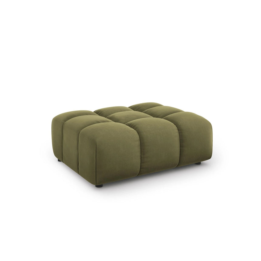 Sky Pouf aus Samt in Hellgrün (Casino Forest), 102x80x43 cm von Cosmopolitan Design – Bild 3