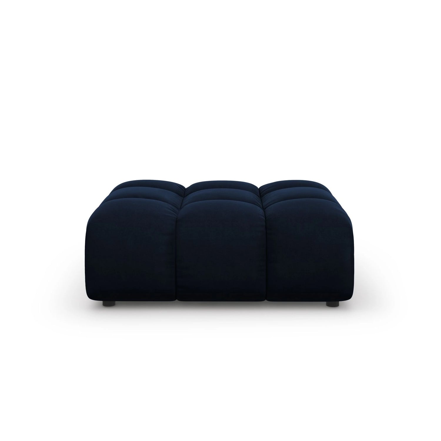 Sky Pouf aus Samt in Königsblau (Casino Deep Blue), 102x80x43 cm von Cosmopolitan Design – Bild 1